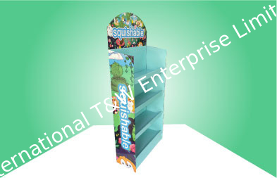 Good price Easy Assembly 4 Shelf Stable POS Cardboard Displays Eco Friendly For Promoting Kid Toys online