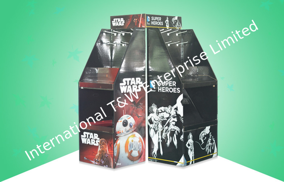 Good price Heavy Duty Black Cardboard Display Stands For Mix - Presenting Frame / Mat / Poster , Offset Printing online