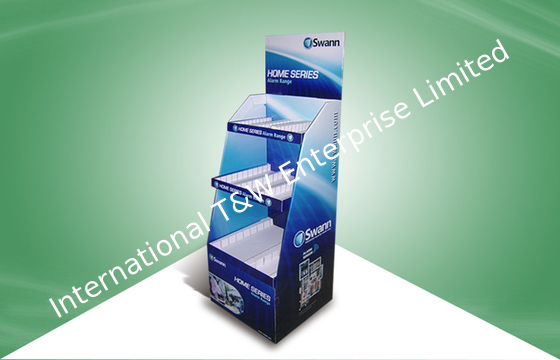 Good price 3 Shelf Home Products Cardboard Retail Display Stands Double Sided Printing online