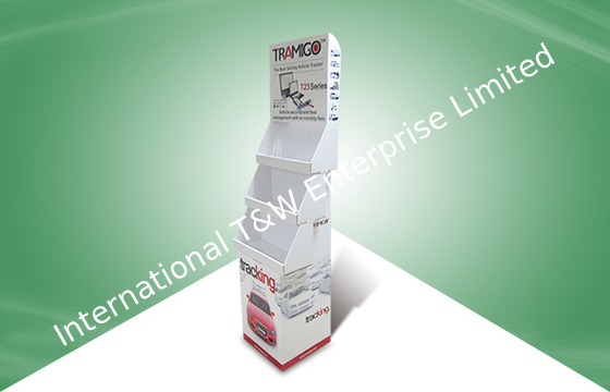 Good price 3 Tier POS Cardboard Displays 4c / 5c / 6c Printed for Car Accessory GPS online