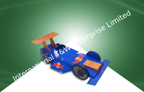 Good price Paper Cardboard Point Of Sale Display Stands Display Models for RED BULL Racing Car online
