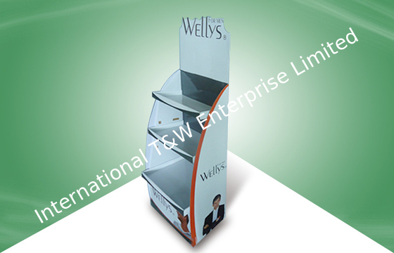 Good price Portable Adjustable Shelf Pop Cardboard Display For Beauty Care Products online