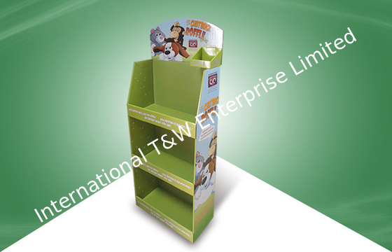 Good price Supermarket Product Cardboard Free Standing Display Units with Three shelf online