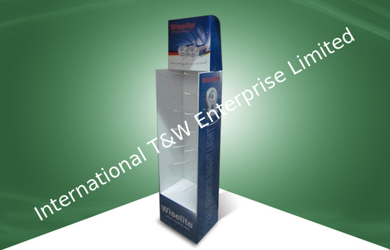 Good price Floor Stand Show Pos Cardboard Displays For Led Light , Sgs / Iso / Rohs online