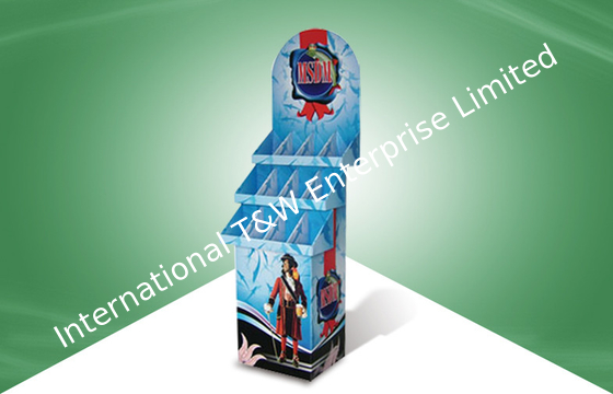 Good price Promotional Shop Product floor standing display units , Cardboard Wine Display Units online