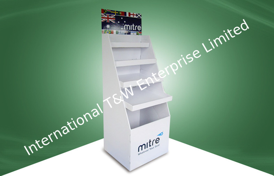Good price 5 Shelf Cardboard Display Stands , Free Standing Cardboard Displays For Mixture Products online