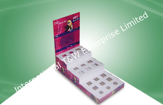 Tube Display Card Retail Display Units Cardboard Countertop Display Tray for Tube