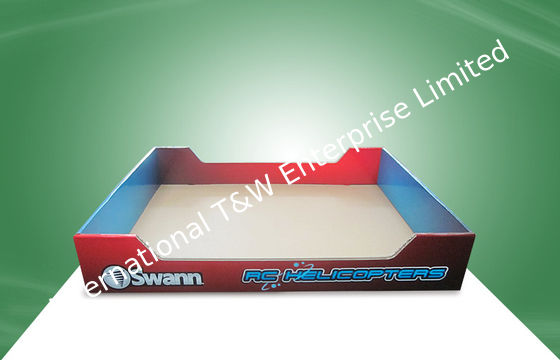 Good price Flexo Color PDQ Storage Tray Cardboard Food Trays With Matt / Glossy Oil online