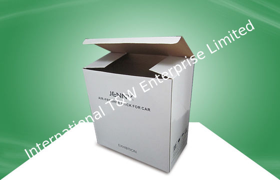 White Recycled Paper Packaging Cardboard Boxes for Floating Display ...