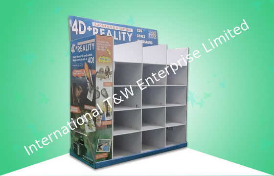 15 Cell  Wal - Mart 1/2 Cardboard Pallet Display Large Space With 5 Shelf Pre - Filling