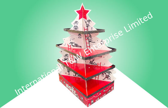 Custom Christmas Tree Pallet Display for Retail Stores