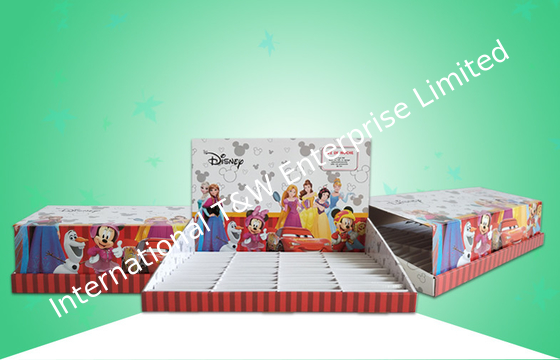 Good price Disney Nightlight Cardboard Countertop Displays / Corrugated Paper Table Counter Display Unit online