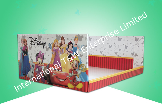 Good price Stackup Heavy Duty Cardboard Display Trays / PDQ Trays Under Disney Brand for Selling Battery Lamp online