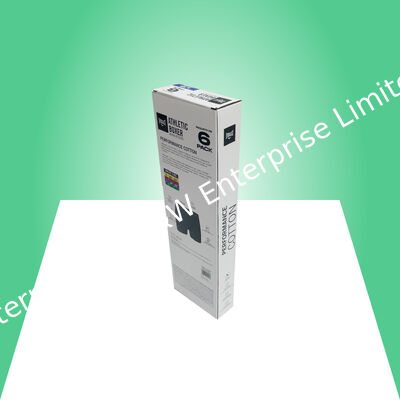 Easy Assembly Clear Color PDQ Tray Display 12 X 8 X 4 Inches Shelf Ready Retail Display Tray