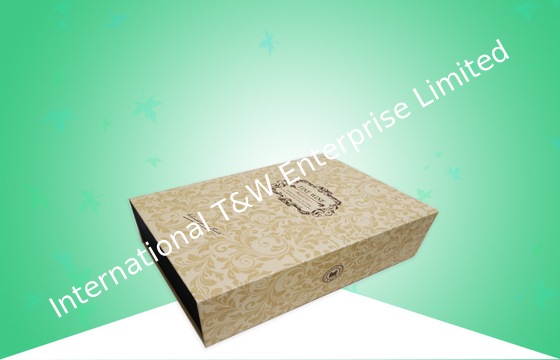 Good price Flat Pack Design Cardboard Gift Boxes , Decorative Gift Boxes With Embossing online