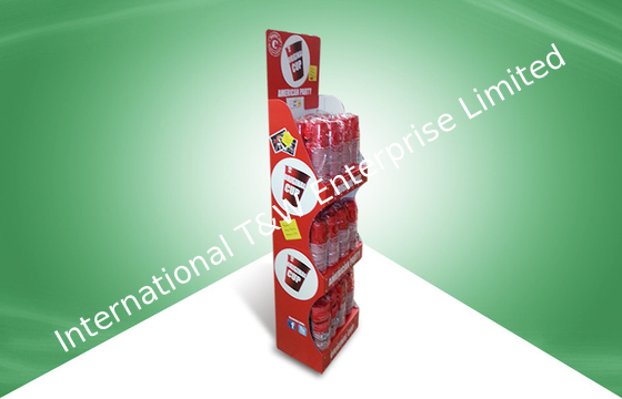 Good price Stable Three - shelf Cardboard POS Display For Cups  Selling to Big Supermarket online