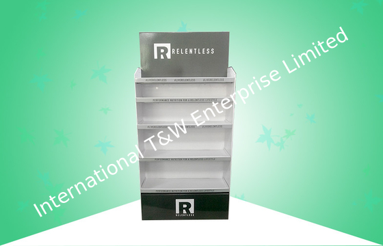 Good price 5 Shelf POP Cardboard Display Stands CMYK Offset Printing For Healthcare Items / Apparel online