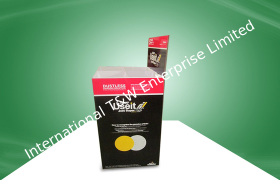 Good price Black Recyclable Cardboard Dump Bins Glossy / Matt PP Lamination For Retail Store online
