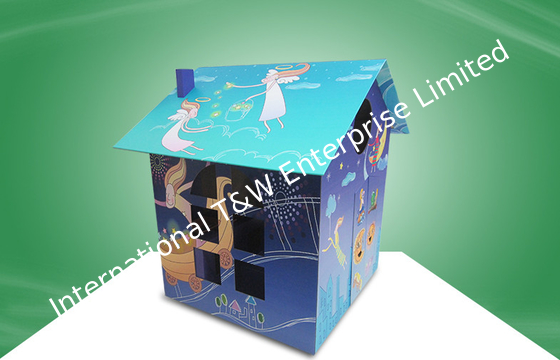 Good price Recyclable Children ' S Cardboard Playhouse , Cardboard Coloring House For Kids online