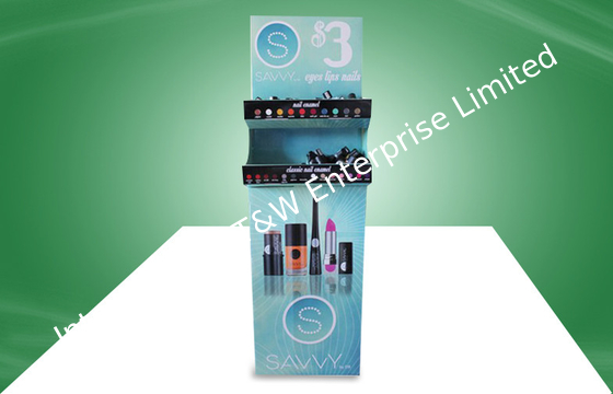 Good price Two Tier Double Face Show Food Display Stands 4 Colors Offset Printing online