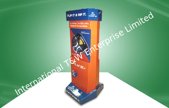Good price Lanimation Golf Pole Corrugated Cardboard Display Stands With Eye - catching Design online