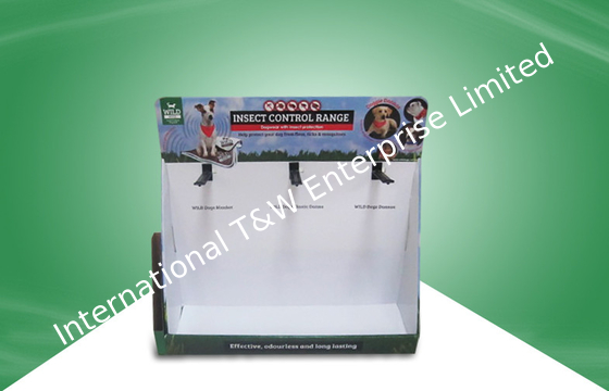 Good price Customized Cardboard Countertop Displays With Hooks To Hang Pet Products online