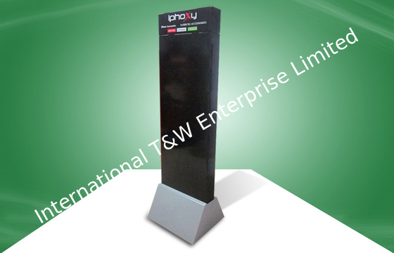 Good price Strong Two-face show Cardboard Display Stands , Iphone Accessories Floor Hook Display online