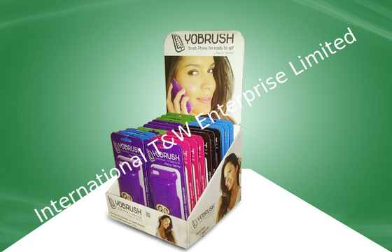 Good price Custom Mobile Case Cardboard Countertop Display With 4 Colors Environmental Offset Printing online