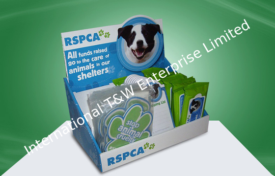 Good price Pet Item  Promotional Cardboard Countertop Display With 4 Colors Glossy PP lamination online