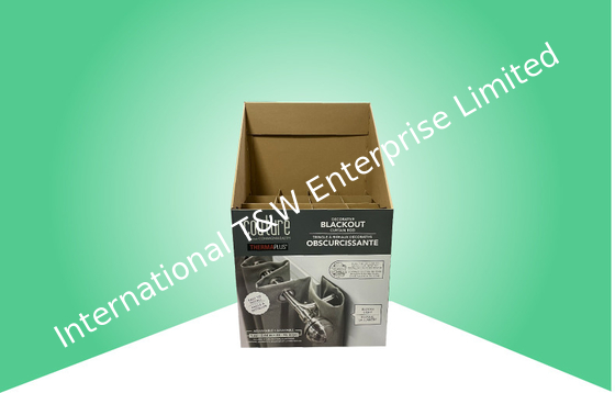 Heavy Duty 5 Ply Cardboard Dump Bin Displays For Curtain Rod To Costco Store