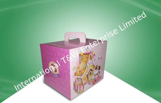 Good price Small Recyclable Corrugated Paper Food Packaging Boxes OEM / ODM with PET Sheet online