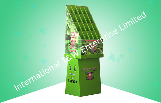 Good price 20 - Cell Cardboard Free Standing Floor Display With Shiny Finish  100% Recycled Material online